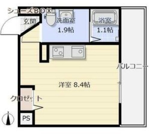 ノイヴェル出屋敷の物件間取画像